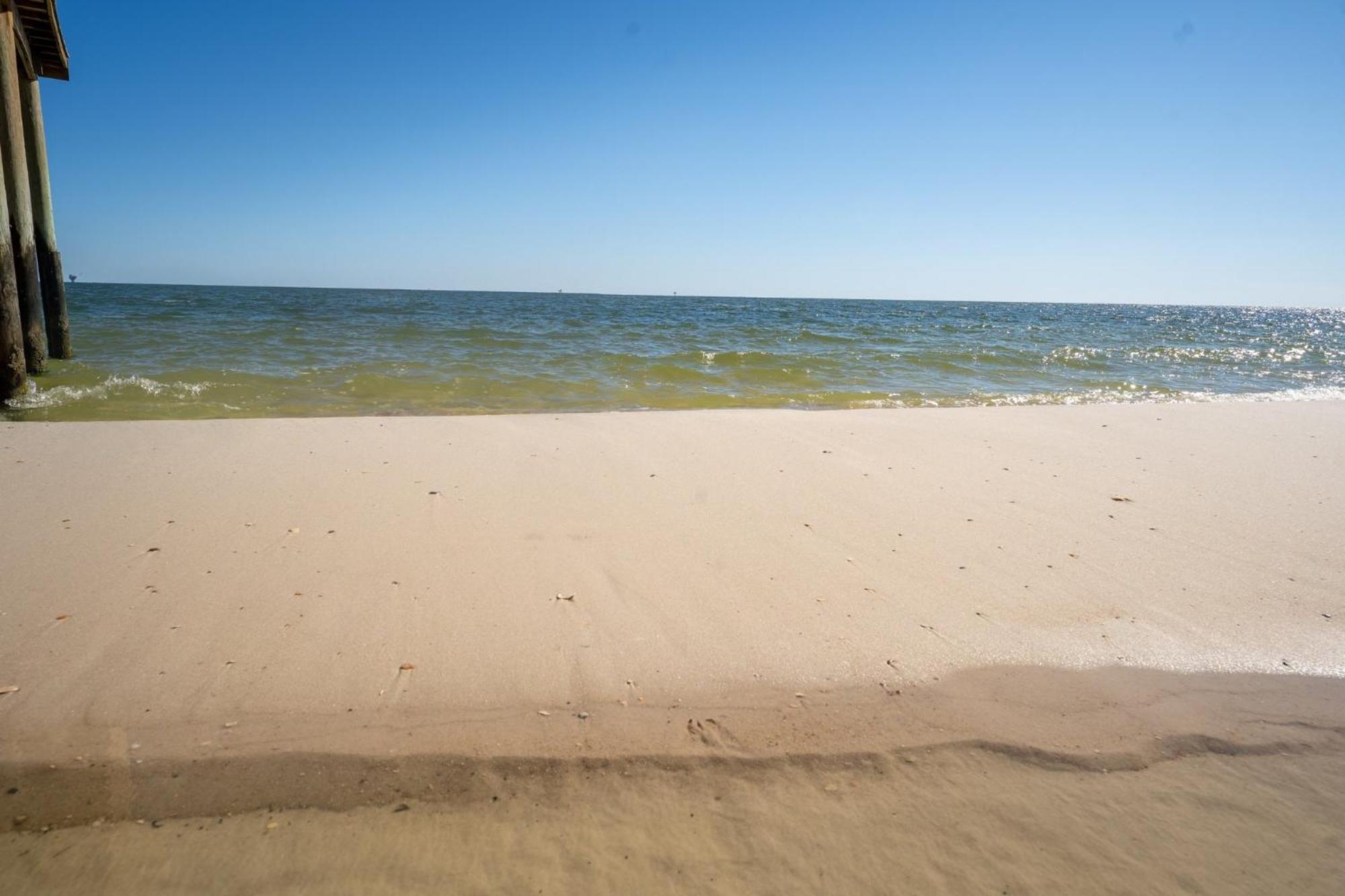 Sun Spot - True Gulf Front Private Home With Lovely Gulf Side Deck, Home Dauphin Island Luaran gambar